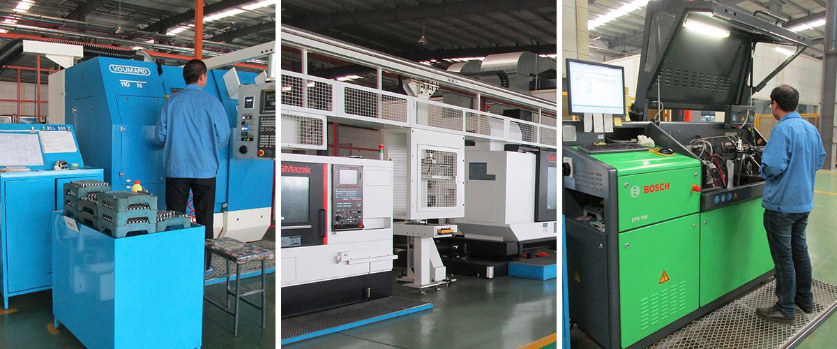 Fuel injector production equipment 